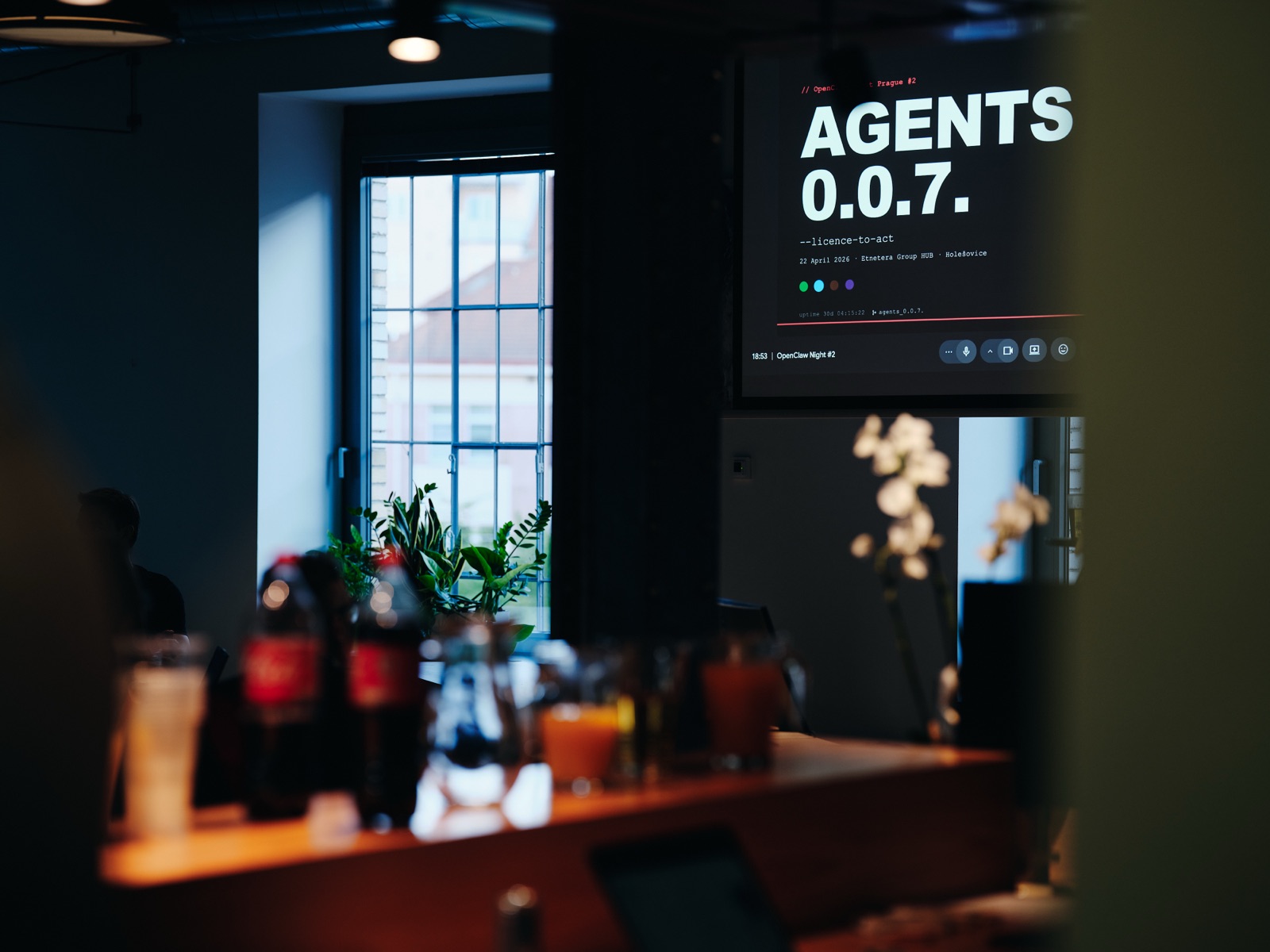 OpenClaw Night Prague #2 — start večera, otevírají se dveře